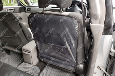 Защитная накидка на спинку переднего кресла автомобиля, прозрачная 