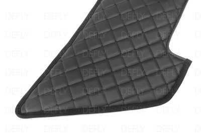 Утеплитель радиатора для Toyota Premio (T260), 2016-2021, 2-й рестайлинг, экокожа черная 