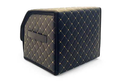 Органайзер для авто 35*29*29 черный/бежевая отстрочка