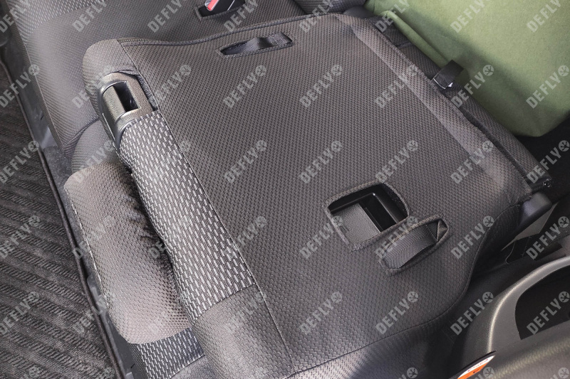 Чехлы на сиденья Toyota Tank/Roomy, Daihatsu Thor, Subaru Justy, 2016-2020, без спинок-столиков, жаккард