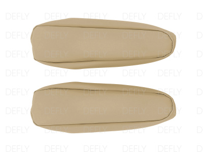 Чехлы на подлокотники переднего ряда Toyota Ipsum/Gaia (SXM10), 1996-2004, экокожа бежевая, 2 шт.