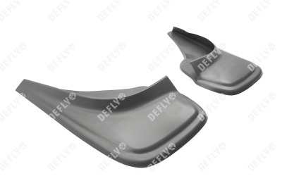 Брызговики универсальные серые, комплект