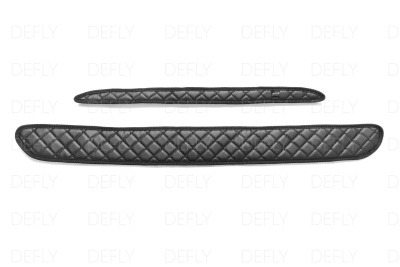 Утеплитель радиатора для Toyota Corolla Fielder (E160), 2017-2025, 2-й рестайлинг, экокожа черная