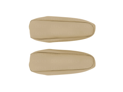 Чехлы на подлокотники переднего ряда Lexus RX300 (XU10), 1998-2001, США, экокожа бежевая, 2 шт