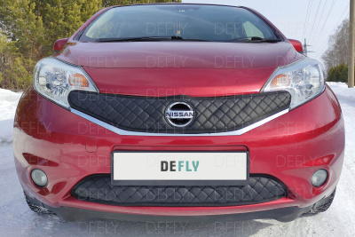 Автоодеяло и утеплитель радиатора Nissan Note (E12), 2012-2016, до рестайлинга