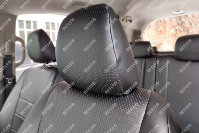 Чехлы на сиденья Honda Freed (GB5-GB8), 2016-2024, 7 мест, экокожа черная