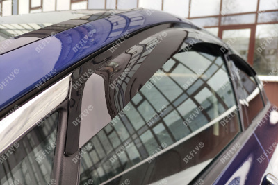 Дефлекторы окон Kia K5 (DL3c), 2020-2024, Китай