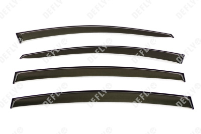 Дефлекторы окон Geely Emgrand EC7, 2010-2017, хэтчбек