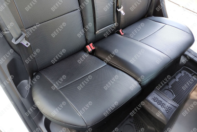 Чехлы на сиденья Ford Focus 3, 2010-2019, Trend Sport, Titanium, экокожа черная