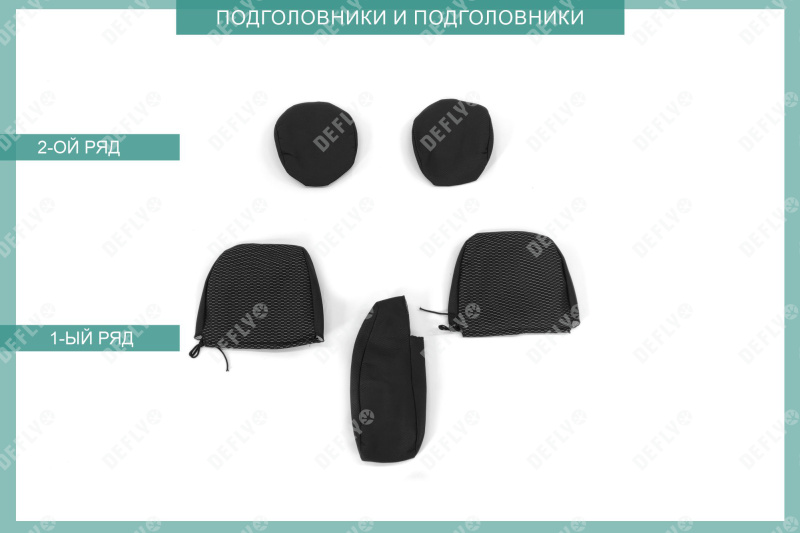 Чехлы на сиденья Лада Нива Тревел, 2020-н.в., жаккард