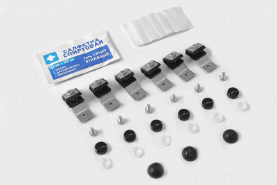 Крепеж для дефлектора капота Defly, комплект 6 шт.