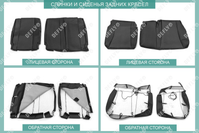 Чехлы на сиденья Honda Freed Spike, 2010-2016, экокожа черная