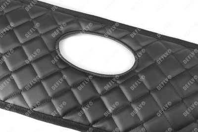 Утеплитель радиатора для Subaru Levorg (VM), 2017-2020, GT, рестайлинг, экокожа черная 