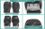 Чехлы на сиденья Honda Stepwgn (RF3, RF4), 2001-2003, 5 мест, экокожа черная