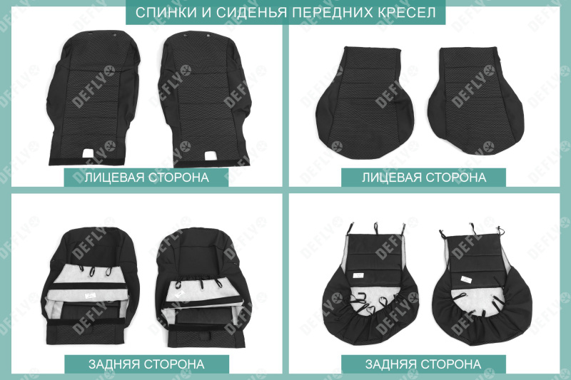 Чехлы на сиденья Nissan Juke, 2011-2020, жаккард