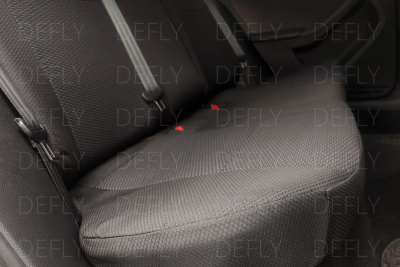 Чехлы на сиденья Volkswagen Polo, 2020-2022, без подлокотника, жаккард 