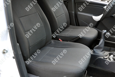 Чехлы на сиденья Лада Ларгус, 2012-2021, 2 места, жаккард