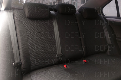 Чехлы на сиденья Volkswagen Polo, 2020-2022, без подлокотника, жаккард 