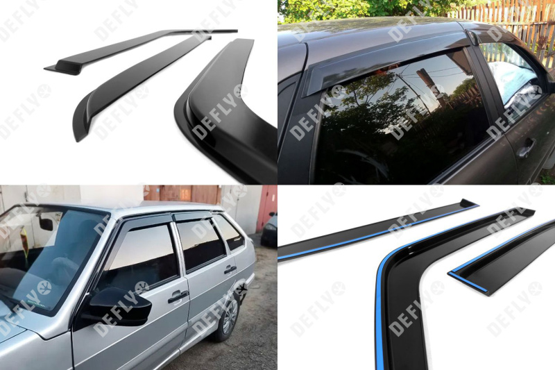 Дефлекторы окон серия "PSA" Lada Vesta седан