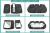 Чехлы на сиденья Mitsubishi Lancer (CY), 2007-2011, седан, комплектация Invite, Invite+, экокожа черная