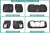 Чехлы на сиденья Toyota Avensis (T250), 2003-2008, cедан, задний ряд 60/40, экокожа черная