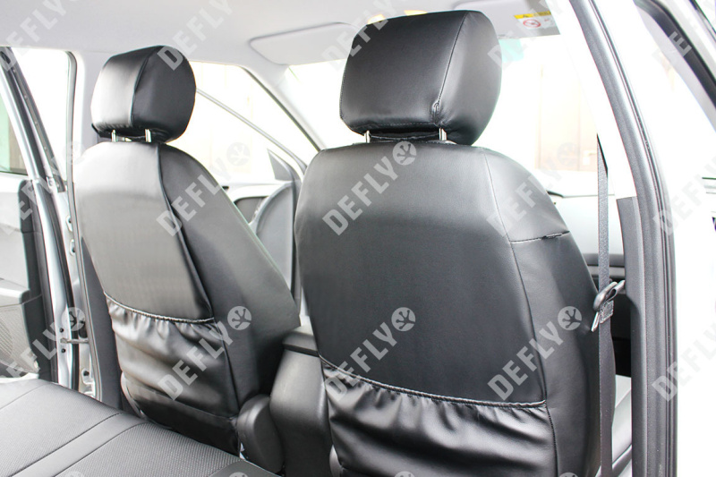 Чехлы на сиденья Hyundai Creta (GS), 2015-2021, экокожа черная