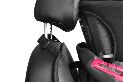Накидка защитная под детское автокресло, экокожа черная 