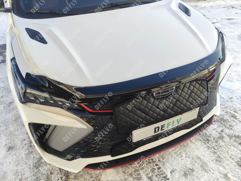 Дефлектор капота NEOFIX Geely Coolray, 2023-н.в., рестайлинг